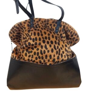 Chico's Cross Body Animal Print Purse.